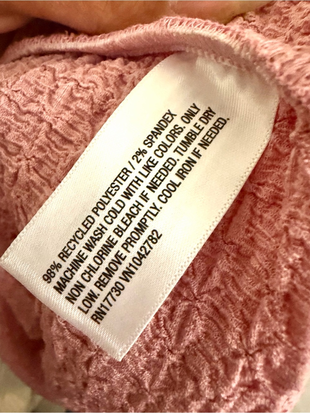 Pink💗 Textured Ruffle-Neck Tunic Top - Picture 7 of 7